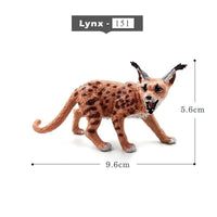 1pc Okapi Sheep Deer Crocodile Lynx Koala Animal Miniature Art Toy Figure Doll
