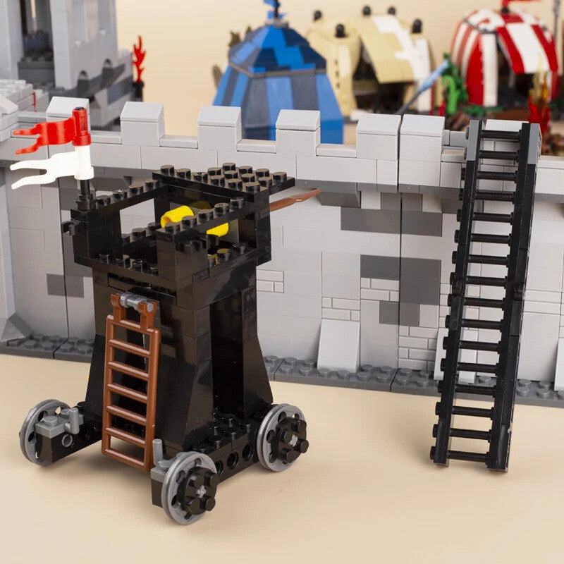 MOC Medieval Military Castle Siege Weapons War Army Knights For LEGO Building Blocks Set