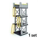 Military Base Barbed wire Fence Army Isolation Figures Building Blocks Toy DIY