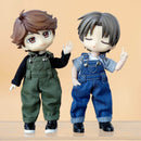 Clothes -  Overalls Strap Denim Trousers For 1:12 BJD doll OB Obitsu 11 Ymy Toy