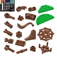 MOC Tree Branches Trunk Plant 65473 4733 for Lego Sets Building Blocks Sets DIY