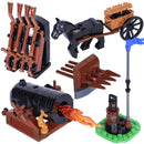 MOC Medieval Military Castle Siege Weapons War Army Knights For LEGO Building Blocks Set