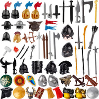Medieval Military Castle Rider Knights Soldier For LEGO Building Block Brick Toy