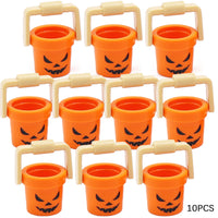 MOC Ghost Head Halloween Green Evil Spirits Pumpkin For LEGO Building Blocks Set