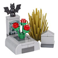 MOC Ghost Head Halloween Green Evil Spirits Pumpkin For LEGO Building Blocks Set