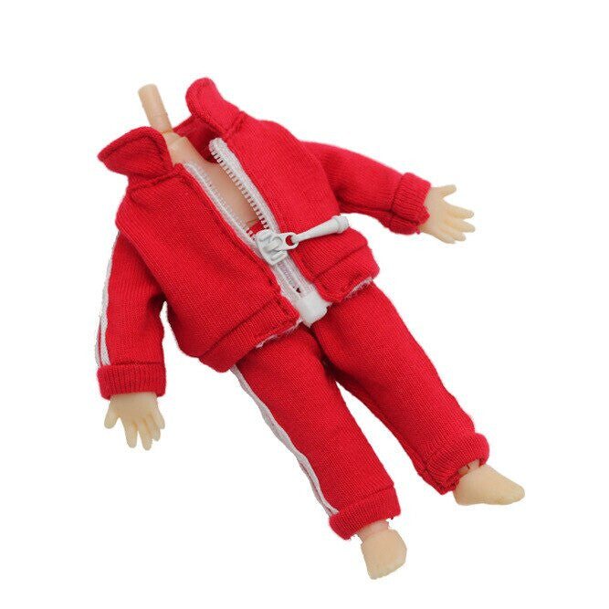 Clothes - Sportswear Tracksuit Outfit For 1:12 BJD doll OB Obitsu 11 Ymy Toy