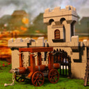 MOC Medieval Military Castle Siege Weapons War Army Knights For LEGO Building Blocks Set