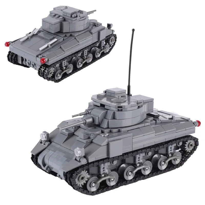 WW2 Military Tank Army Soldier Vehicle Car For LEGO Building Blocks Brick Toy