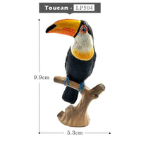 1pc Simulation turkey bird Chicken Farm Animal Miniature Art Toy Figure Doll