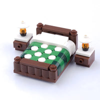MOC City House Furniture Piano TV Sofa Parts for Lego Sets Building Blocks Set