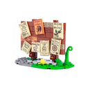 MOC Notice Board Bonfire Stove Medieval Town Street For LEGO Building Blocks Set