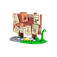 MOC Notice Board Bonfire Stove Medieval Town Street For LEGO Building Blocks Set