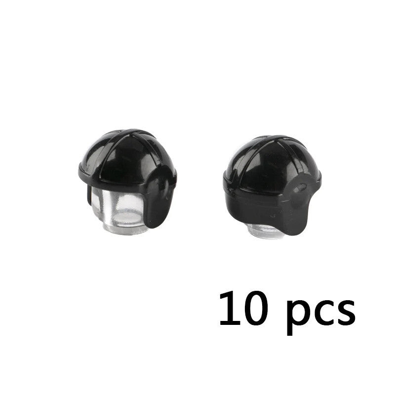 10pcs Military Soldier Trooper Helmet Hat Mask For LEGO Building Block Brick Toy