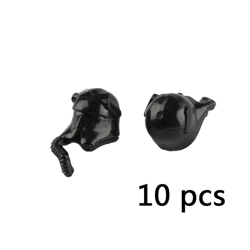 10pcs Military Soldier Trooper Helmet Hat Mask For LEGO Building Block Brick Toy