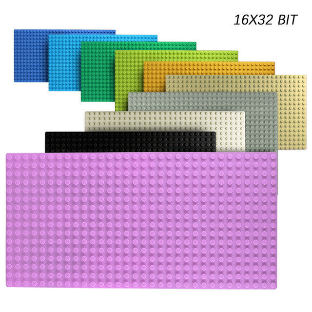 Building Blocks dots base plate for LEGO - Various Sizes - (16x32 16x16 & 32x32)
