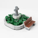 MOC City Food Stall Call Box Street Trolley for Lego Sets Building Blocks Set