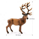 1pc Sika Deer Reindeer Elk Simulation Animal Miniature Art Toy Figure Doll DIY