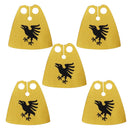 Medieval Military Officer Cape Lion Knights Fur Cloak For LEGO Building Blocks Brick Toy