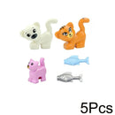 City Animals Cute Dog Sheep Chicken goat pig Cow for LEGO Building Blocks Sets