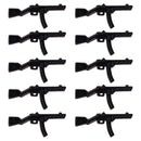 Military Soldier MOC WW2 Gun Arms 98K PPSH For LEGO Building Blocks Brick Toy
