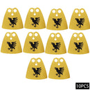 Medieval Military Officer Cape Lion Knights Fur Cloak For LEGO Building Blocks Brick Toy