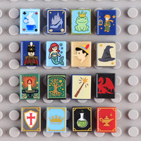 MOC Fairy Tale Books Fantasy Wizard Witch City Building Blocks Bricks Toy DIY