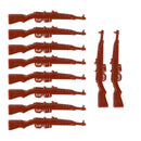 Military Soldier MOC WW2 Gun Arms 98K PPSH For LEGO Building Blocks Brick Toy