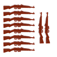 Military Soldier MOC WW2 Gun Arms 98K PPSH For LEGO Building Blocks Brick Toy