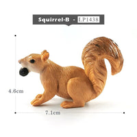 1pc Lizard Centipede Snake Squirrel Jungle Animal Miniature Art Toy Figure Doll
