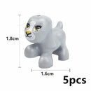 City Animals Cute Dog Sheep Chicken goat pig Cow for LEGO Building Blocks Sets