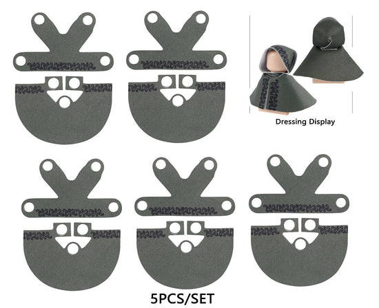 MOC Medieval Cloak Cape Lady Manteau Mantle For LEGO Building Blocks Brick Toy