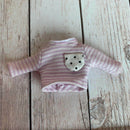 Clothes - Bear Long Sleeve Shirt For 1:12 BJD doll OB Obitsu 11 Ymy Toy