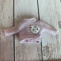 Clothes - Bear Long Sleeve Shirt For 1:12 BJD doll OB Obitsu 11 Ymy Toy