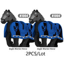 City Animals Medeival Military Knights Horse Warhorse Eagle for LEGO Building Blocks Sets