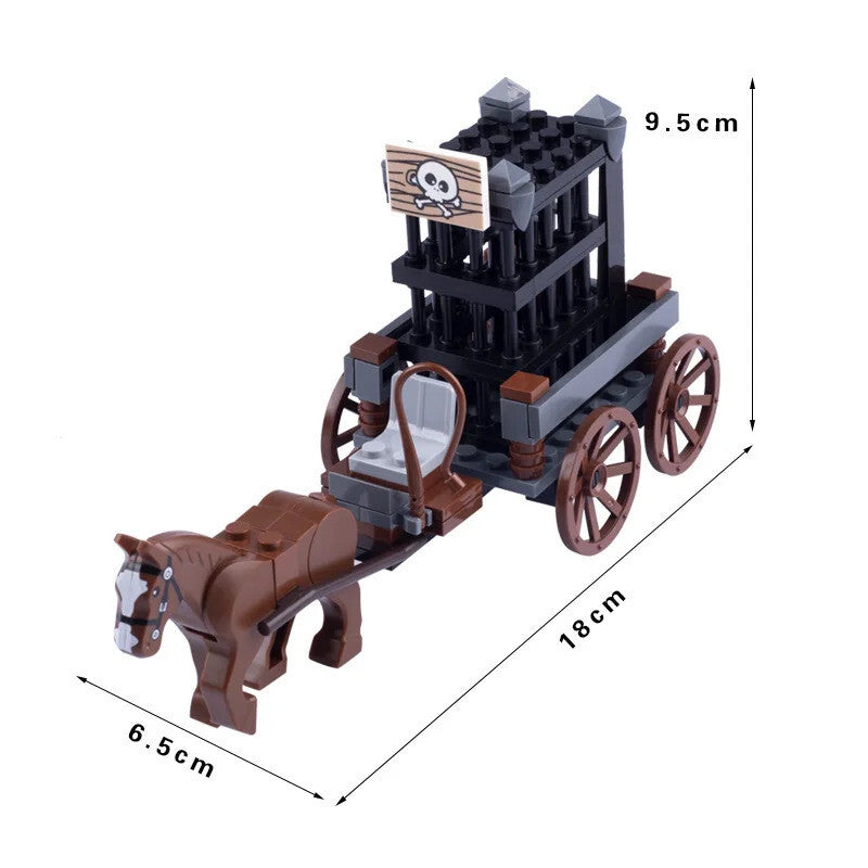 MOC Medieval Military Castle Siege Weapons War Army Knights For LEGO Building Blocks Set