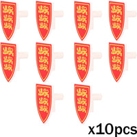 Medieval Military Army Soldier Shield Helmet For LEGO Building Blocks Brick Toy