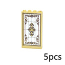 Church Window 57895 60596 1x4x6 House Parts for LEGO Sets Building Block Sets