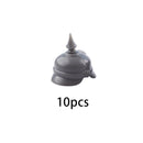 10pcs Military Soldier Trooper Helmet Hat Mask For LEGO Building Block Brick Toy