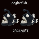 MOC Animal Monkey Ape Anglerfish Dragon Fish for LEGO Sets Building Block Set