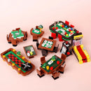 MOC City Poker Table Slots Chess Cards Game Room For LEGO Building Blocks Set