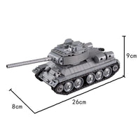 WW2 Military Tank Army Soldier Vehicle Car For LEGO Building Blocks Brick Toy