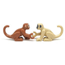 MOC Animal Monkey Ape Anglerfish Dragon Fish for LEGO Sets Building Block Set