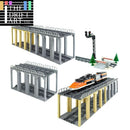 City Train Bridge Traffic Light for Lego Kit Building Blocks Sets DIY - 14 types