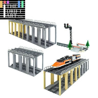 City Train Bridge Traffic Light for Lego Kit Building Blocks Sets DIY - 14 types