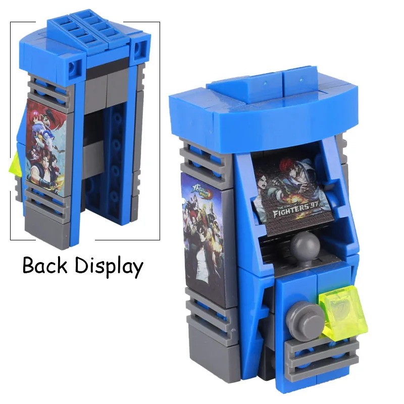 MOC City Poker Table Slots Chess Cards Game Room For LEGO Building Blocks Set