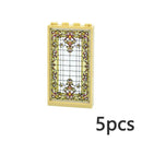 Church Window 57895 60596 1x4x6 House Parts for LEGO Sets Building Block Sets