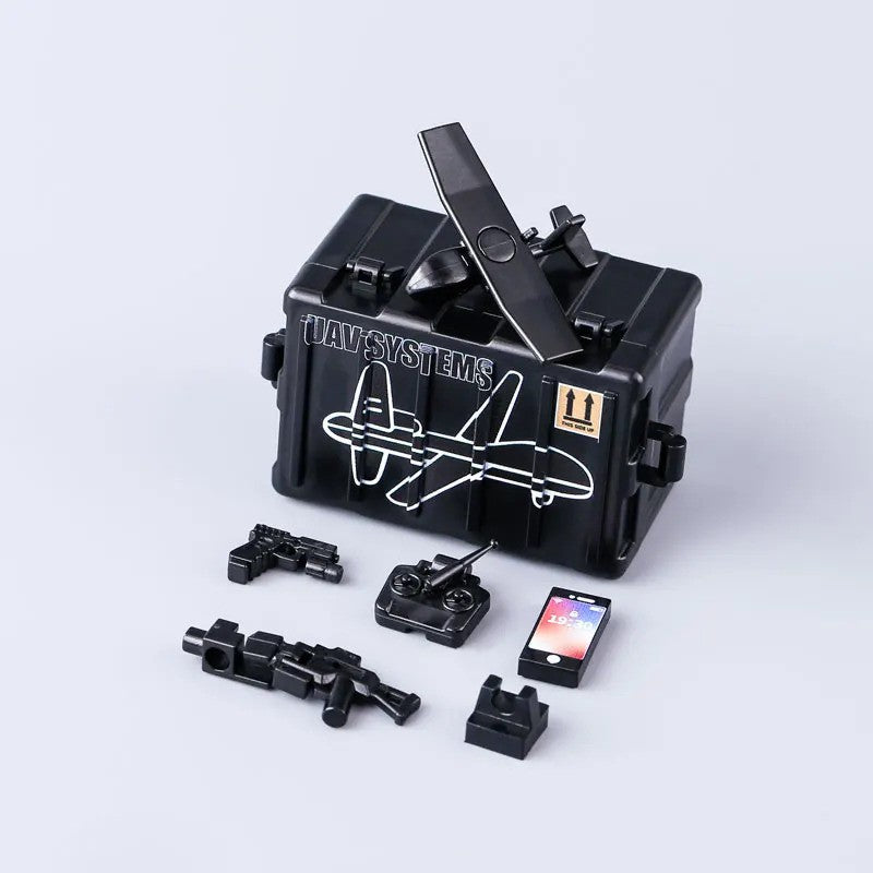 Military Oil Drum Fuel Tank Army War Scene For LEGO Building Blocks Brick Toy