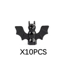 MOC Ghost Head Halloween Green Evil Spirits Pumpkin For LEGO Building Blocks Set