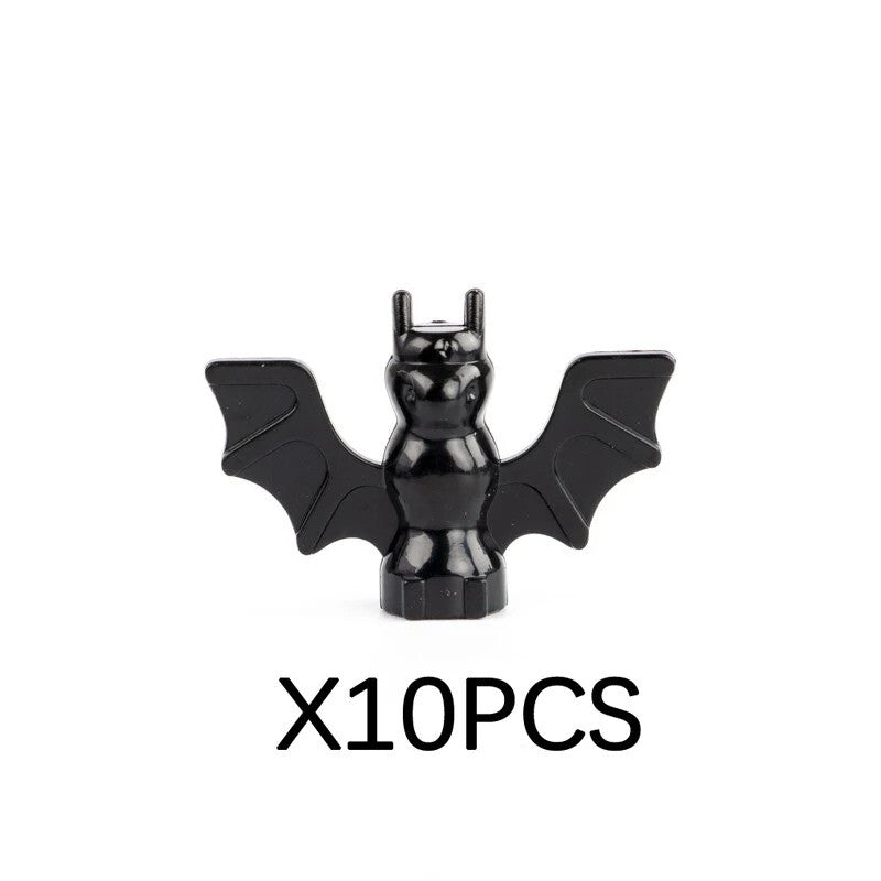 MOC Ghost Head Halloween Green Evil Spirits Pumpkin For LEGO Building Blocks Set