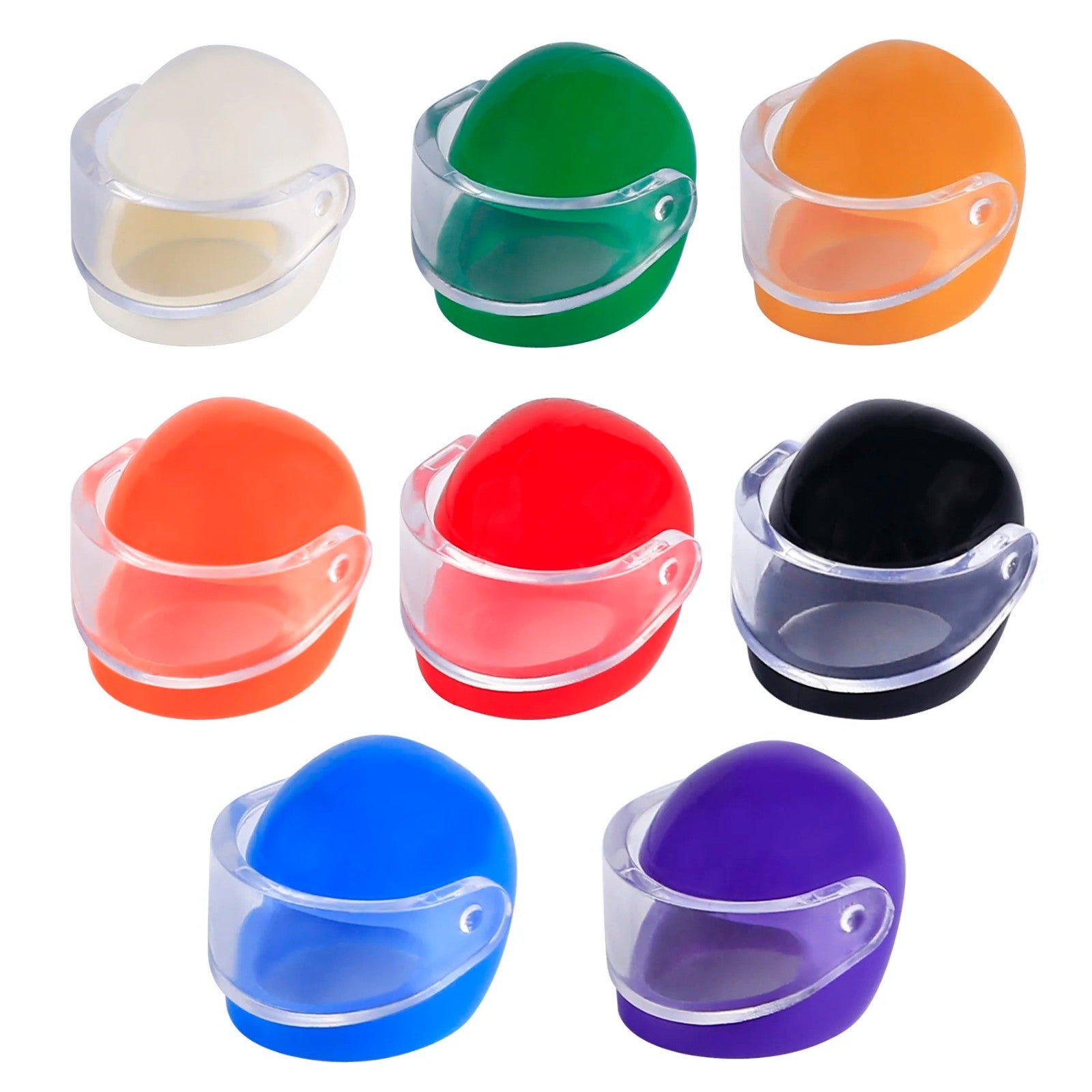 City Goggles Motorcycle Accessories Head Helmets Building Blocks Brick Toy DIY